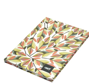 Light Hard Cover Notebook, Pack of 5 Pieces, Single Line, 9x7 Inch,100 Sheets - LINB971807