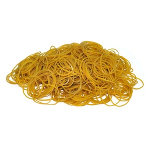 10 Boxes FIS Pure Rubber Bands Yellow - FSRB16