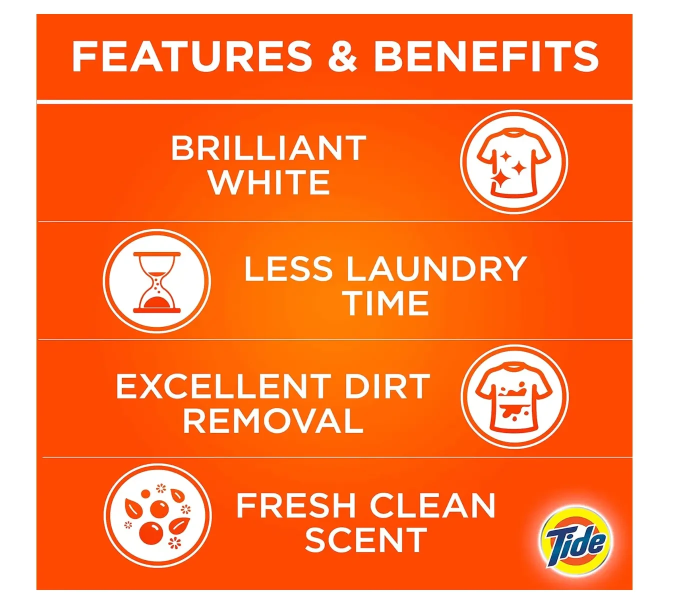 Tide Semi-Automatic Laundry Detergent Powder, Original Scent 2.5 kg