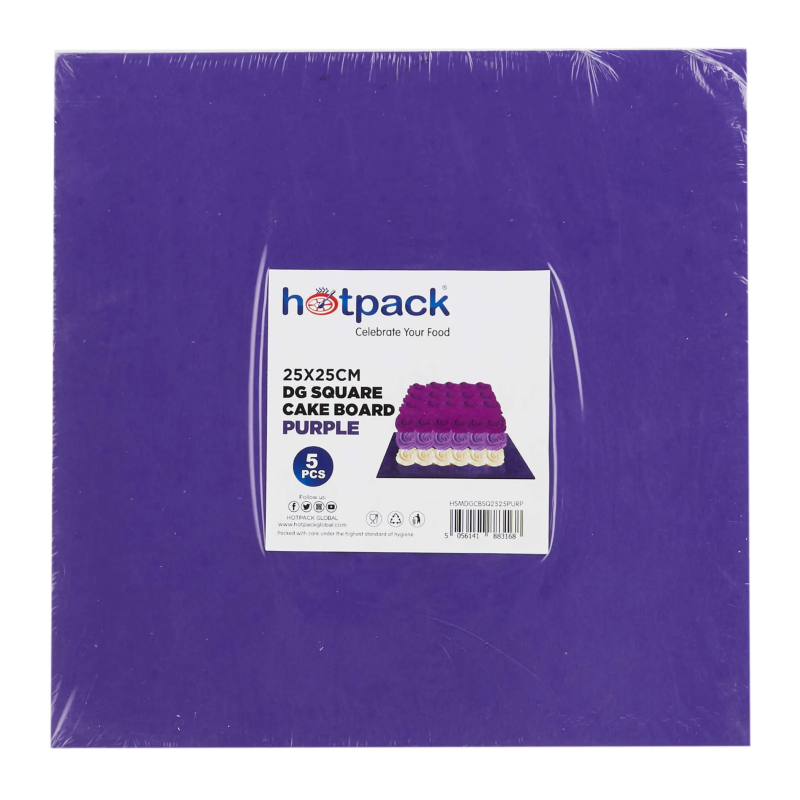 Square Cake Board 5 Pieces