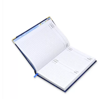 FIS Diary 2023 Arabic / English (Saturday & Sunday Combined) A5, Blue - FSDI92AE23BL