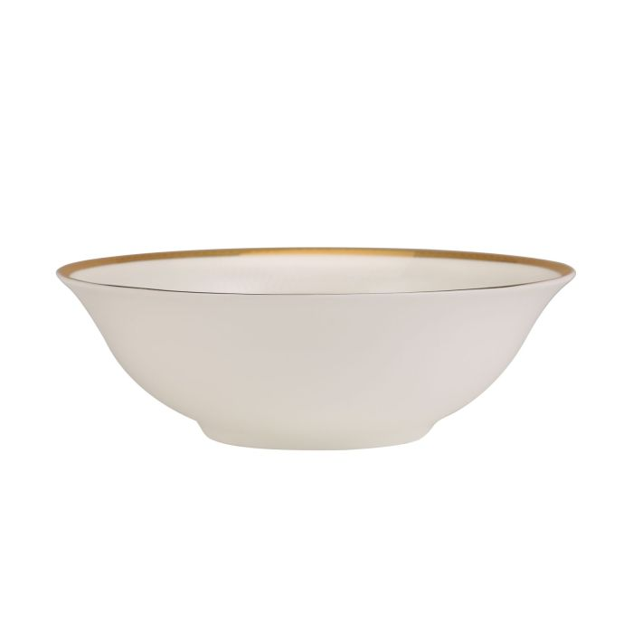 Premium Bone China Bowls, 9" Salad Bowl, RF10467 | Durable & Chip Resistant Bowl | Non-Toxic & Hygienic | White Bowl For Soup, Cereal, Salad, Ice-Cream, Dessert