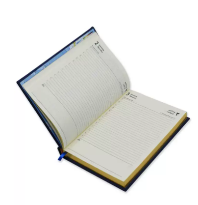 FIS Golden A5 Diary 2023 (Arabic/English) Blue - FSDI26AEG23BL