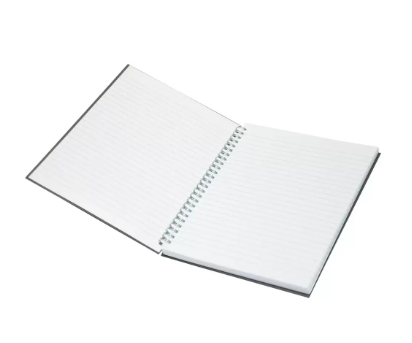 Light Spiral Hard Cover Notebook Single Line (Pack of 5 Pcs X 100 Sheets) 9X7 Inch Size - LINBS971806