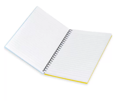5-Piece FIS Spiral Hard Cover Notebook Single Line A5, 100-Sheets - FSNBSA51908