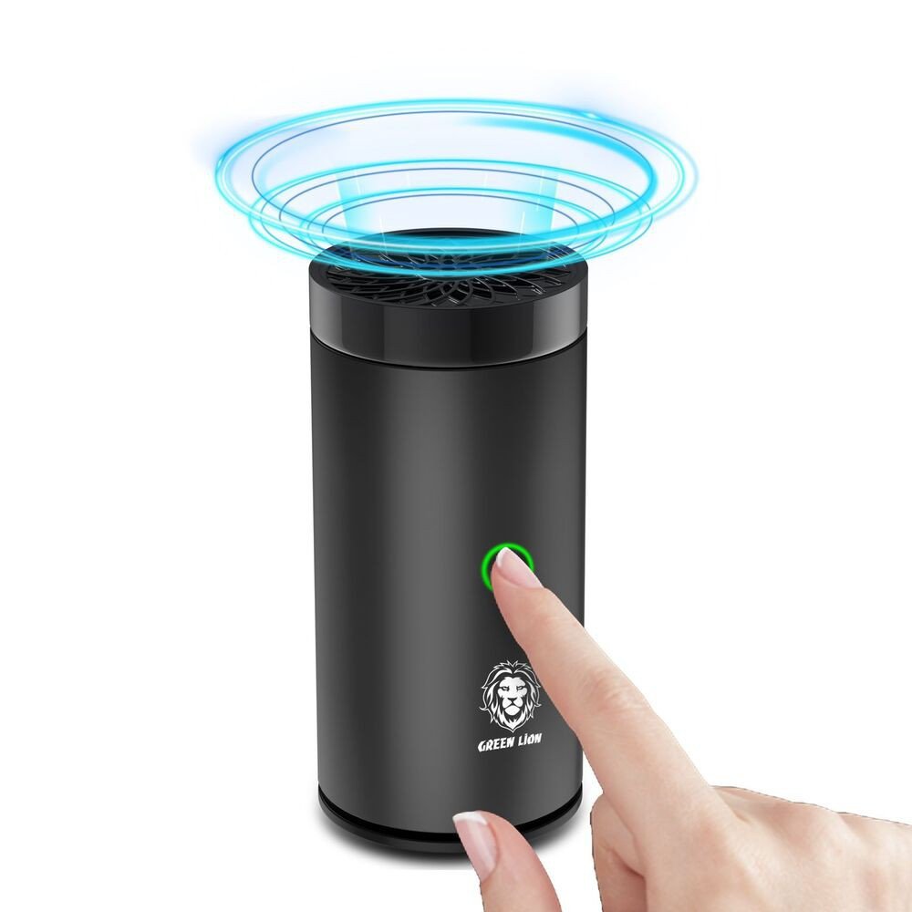 Green Lion Smart Bakhour Rechargeable Electric Car Incense Burner - BlacK