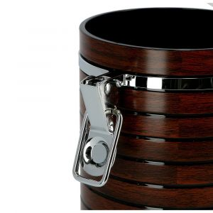Royalford 790 Ml Cherrywood Canister - Acrylic - Wooden