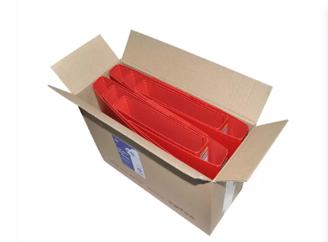 PP Lever Arch File, 4cm, F/S Size, Red, PP Origin Germany - FSBF4PREFN10