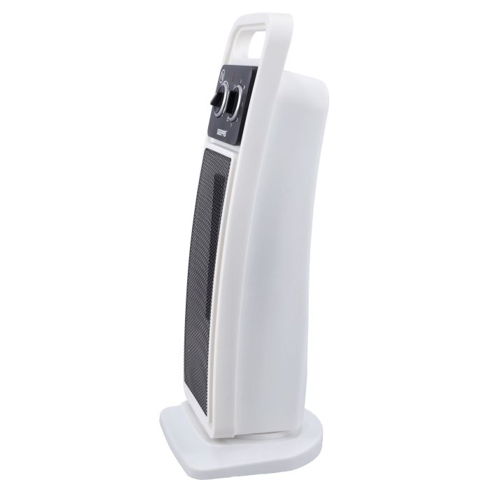 PTC Fan Heater, Ceramic Heating Element, GRH28530 | Overheat Protection | Safety Tip-Over Switch | Adjustable Thermostat | Indicator Light | Automatic Oscillation Function| 2 Heat Settings