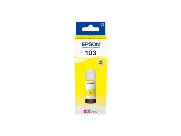 Epson 103 EcoTank Ink Bottle - 65ml, Yellow
