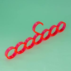 Royalford 7 Rings Accessory Hanger - Plastic - Black