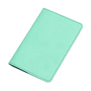 FIS Italian PU Passport Cover With Gift Box, Green Color, 10 x 13.5 cm Size - FSGN1604