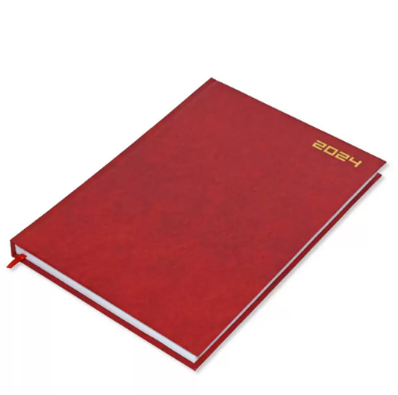 FIS Diary 2024 (English) Red, A4 - FSDI41E24RE