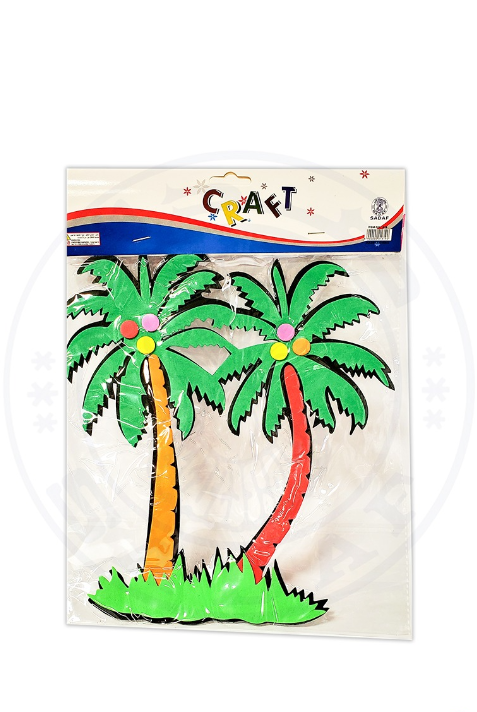 ART&CRAFT EVA ITEMS 1PC/PKT MIX DESIGN SADAF-PD-58