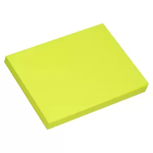 FIS Sticky Note, Fluorescent Yellow Colours, Size 3 x 4 Inch, 100 Sheets, Quantity per Pack 12 - FSPO34FYL