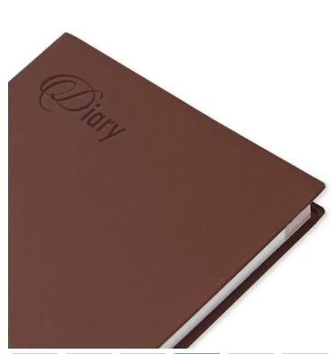Fis 2024 Pocket Diary English With Pvc Soft Cover Brown -FSDI09E24BR