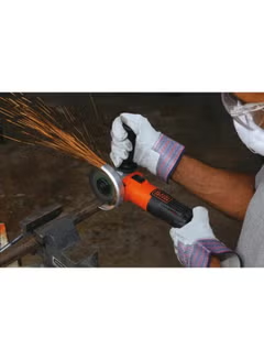 Angle Grinder With Slider Switch And Side Handle 650W G650-B5 Orange/Black