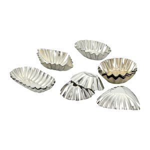 Prestige Tart Moulds Set 12 Piece - Stainless Steel - Silver