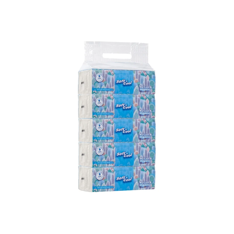 Soft n Cool Facial Tissue Nylon Pack 200 Sheets x 2 ply