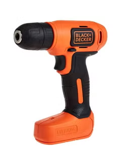 Cordless Drill Driver, 7.2V Li-Ion, BDCD8-B5, Orange/Black
