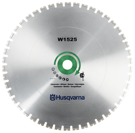 HUSQVARNA 597561301 WIDE SLOTS CONCRETE DIAMOND BLADE, 1000 X 25.4 MM, ELITE-CUT F1520, GOLD