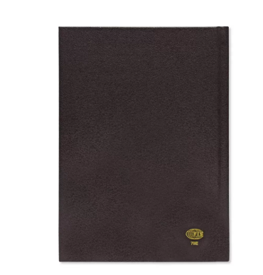 FIS A5 Diary 2024 English (1-Week at a glance) Chocolate - FSDI78E24CH