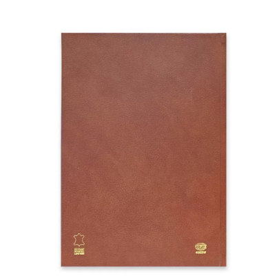 FIS Bonded Leather Diary 2024 (English) Brown, A4 - FSDI40EBW24BR
