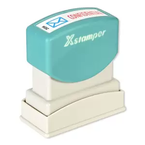Artline X-Stamper "CONFIDENTIAL" for Office Business Supplies, Ink Blue & Red - ARXTCXBN2034-1PC