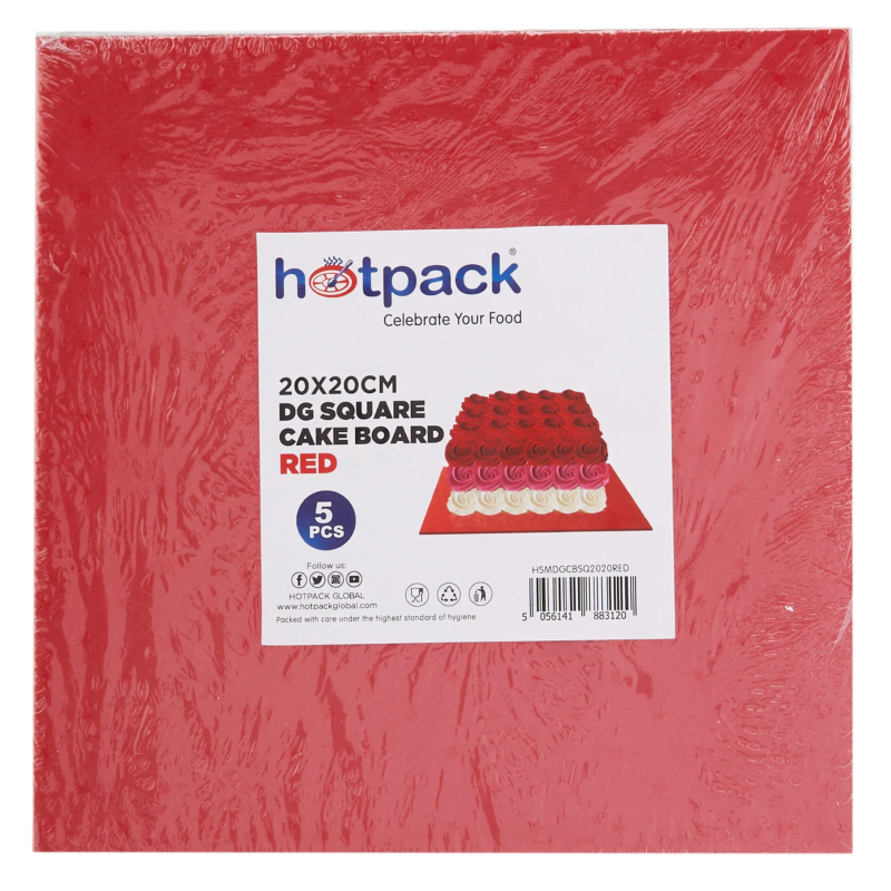 Square Cake Board 5 Pieces