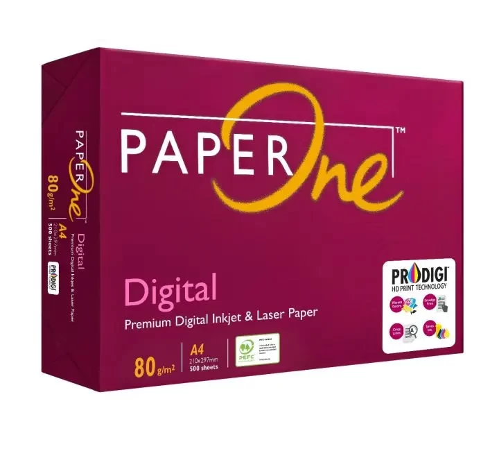 Paperone Digital Premium Copy Paper 80 GSM A4 Size 5 Reams carton