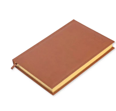 FIS Golden A5 Diary 2024 (English) Brown - FSDI26EG24BR