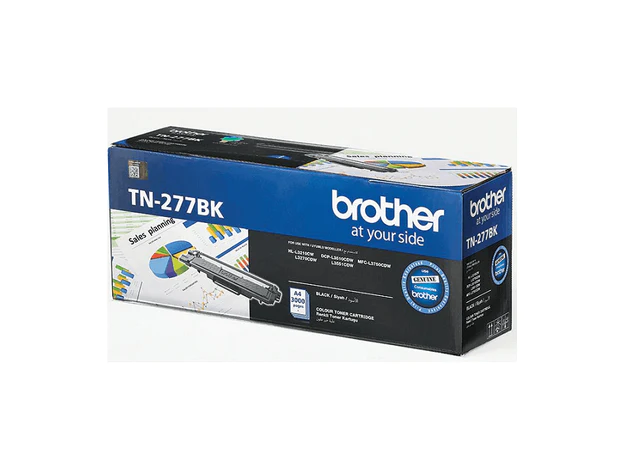 Brother TN277BK High Capacity Black Toner Cartridge