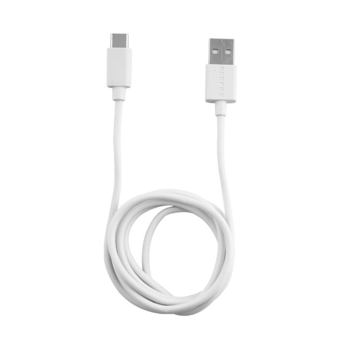 Geepas C-Type USB CABLE - Fast Charging Cable, Ideal For Pc, Samsung LG, Motorola, HTC, Nokia, Lexus, Huawei, Sony, GoPro & More | Perfect For Fast Charging And Data Sharing