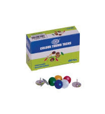 FIS COLOUR THUMB TACKS FSDP2 100PCS