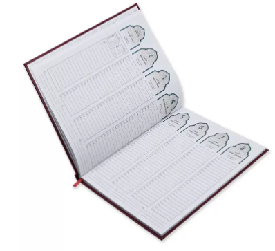 FIS 2023 Executive Diary (Arabic/English/French) Vinyl 1-Side Padded Black - FSDI89AEFV23MR