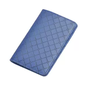 FIS Blue Polyurethane For Unisex - Passport Wallet - FSGNBLD2