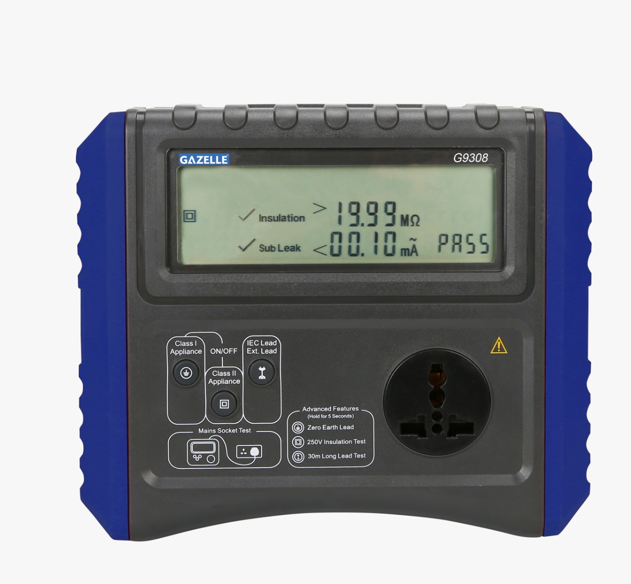 GAZELLE G9308 PORTABLE APPLIANCE TESTER