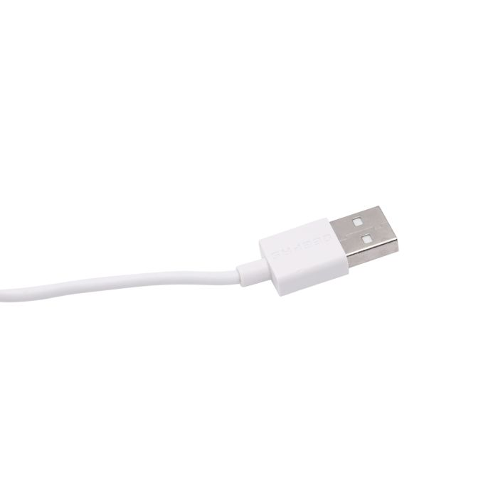 Geepas Lightning Cable - IPhone Charger Cable, USB Fast Charging Cable For IPhone 7 Plus/ 7/ 6s/ 6 Plus/ 5c/ Ipad Pro/ Ipad Air And Other Apple Models - White