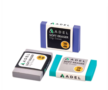 Adel Soft Eraser 2B-4B, 30 Pcs. - ALER2270000008