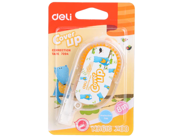 Deli No.7204 Correction Tape 8mmX5m