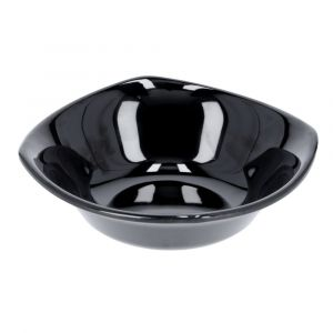 Royalford 7 Inch Melamine Ware Square Bowl - Melamine - Black
