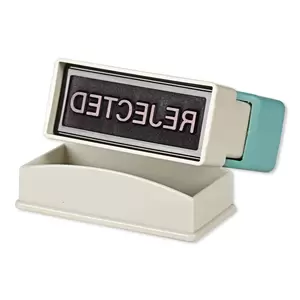 Artline X-Stamper "REJECTED" for Office Business Supplies, Ink Blue - ARXTCXB1308