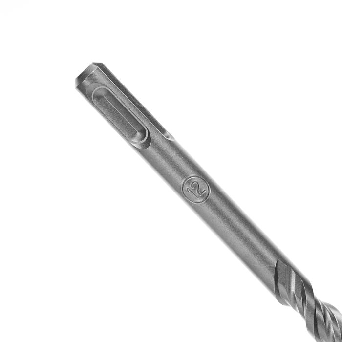 Geepas Chisel Bit Round 12mm - 200mm Long, Perfect For Compacting, Grooving, Cutting & More | 150mm Long Working | Compatible For Drill, Rotary Hammers, And Impact Hammer | Ideal For Plumbers, DIYers,