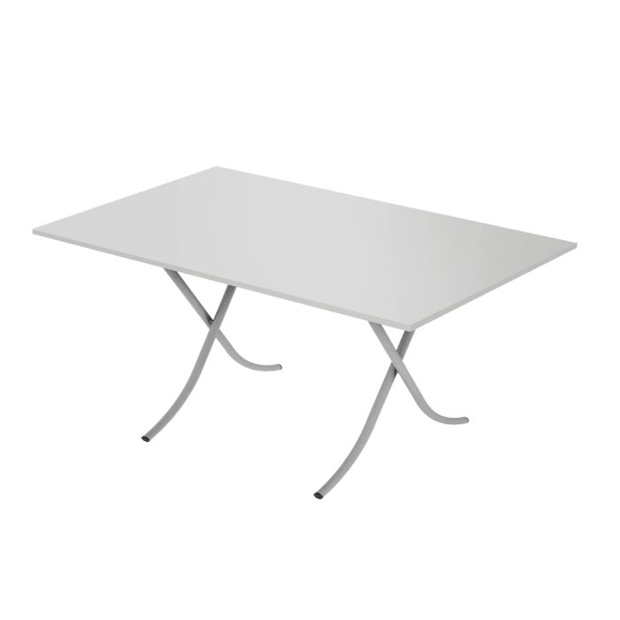 Rectangular Table, 90x60cm Portable Table, RF10999 | Rectangular Kitchen Dining Table | Modern Small Coffee Table | Living Room Accent Table With Metal Legs | Foldable Table