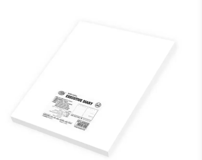 FIS Executive Diary 2023 Arabic/English/French (1-Week at a glance) Italian PU Padded, Cover, Dark Brown - FSDI35AEP23DBR