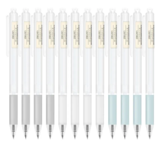 Hot tbpztn Deli A003B-01 Gel Pen Ballpen Sign Pen Tip 0.5mm (3 colors shipped randomly)