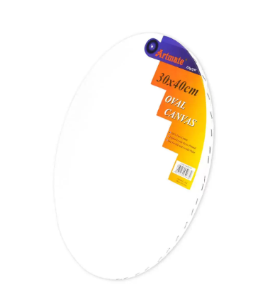 Artmate Oval shape Canvases, 30x40cm Size - JIGN03040