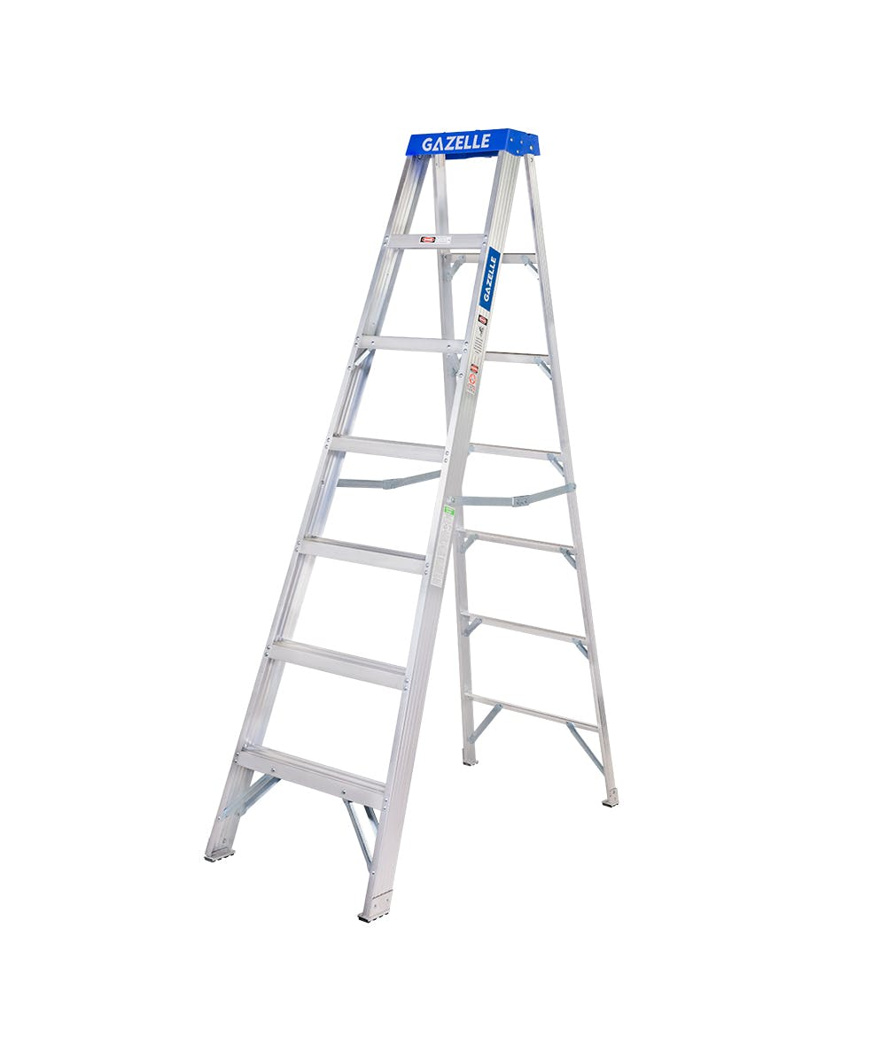 GAZELLE G5008 8FT ALUMINIUM STEP LADDER (2.4M)