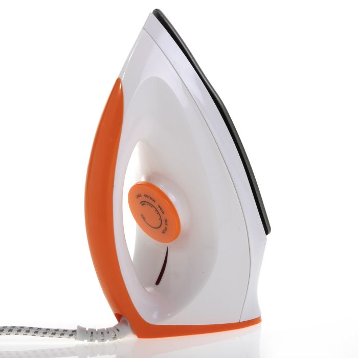 Geepas GDI23015UK 1400W Dry Iron For Perfectly Crisp Ironed Clothes | Non-Stick Coating Plate & Adjustable Thermostat Control | Indicator Light With ABS Material - 2 Years Warranty