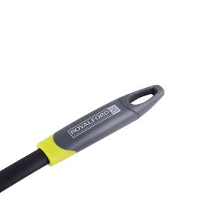 Royalford Slotted Spoon With Abs Handle - Nylon - Black
